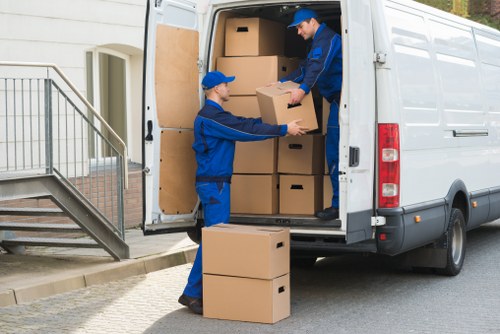 Furniture and box relocation with a man and van in Bow