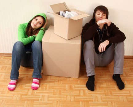 Removal team helping with a home move in Bow