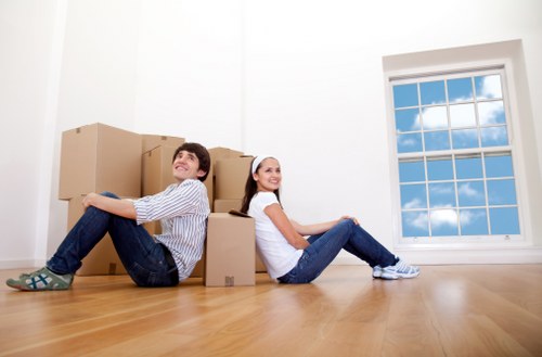 Commercial removals support for an office move in Bow