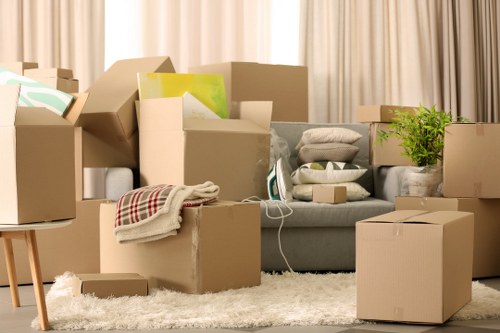 Van loading example for a local Bow property move
