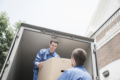 Man And Van Bow crew donating usable furniture and household items to charity partners