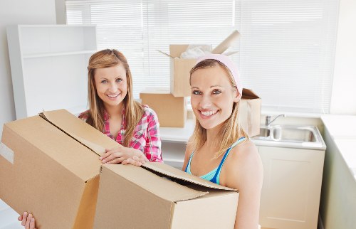 Careful loading and unloading for a Bow property move