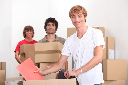 Local removals van serving flats and homes in Bow, East London